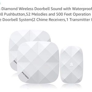 Physen Wireless Doorbell For Apartment Or House